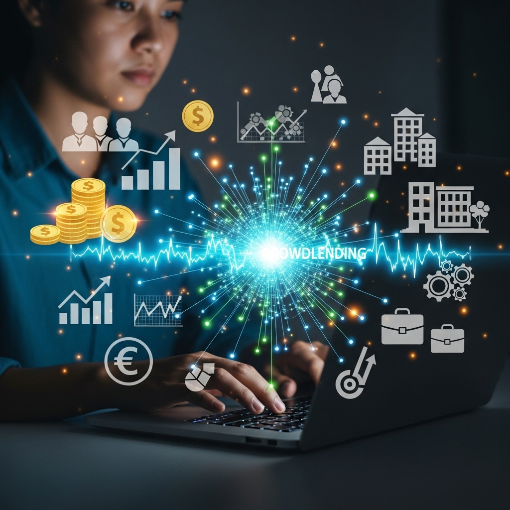 La Vía Fintech: El Poder del Crowdlending
Representa el modelo moderno, donde la tecnología conecta a una persona o PYME con una red de inversionistas a través de una plataforma digital.