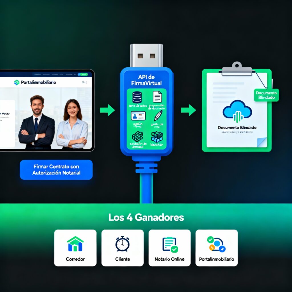 Integración de Portalinmobiliario con FirmaVirtual - Infografía La Transformación End-to-End y sus Ganadores