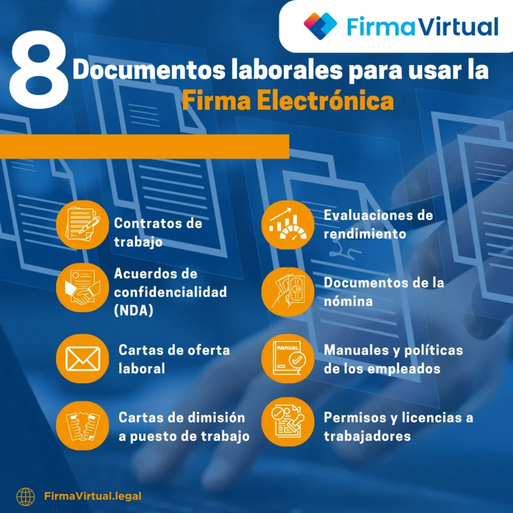 Documentos laborales para usar la Firma Electrónica