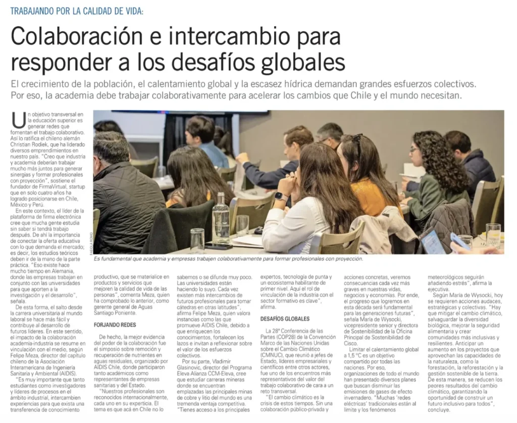 Trabajando por la calidad de vida: colaboración e intercambio para responder a los desafíos globales