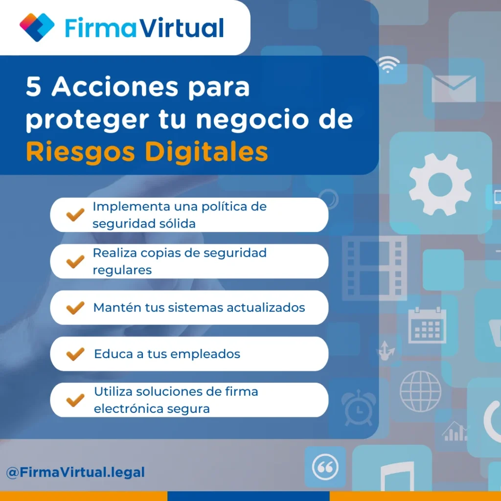 Cómo proteger a tu negocio de los riesgos digitales