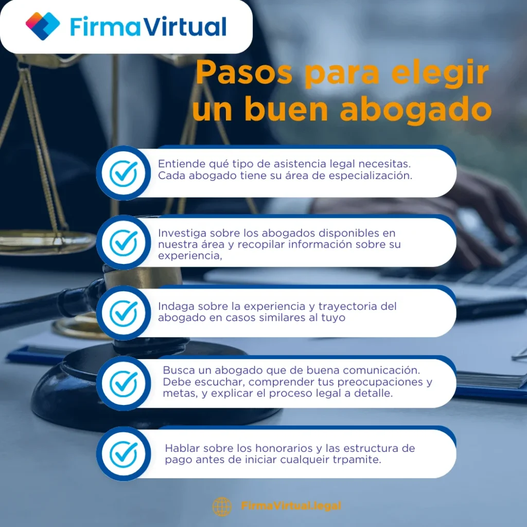 Pasos para elegir un buen abogado